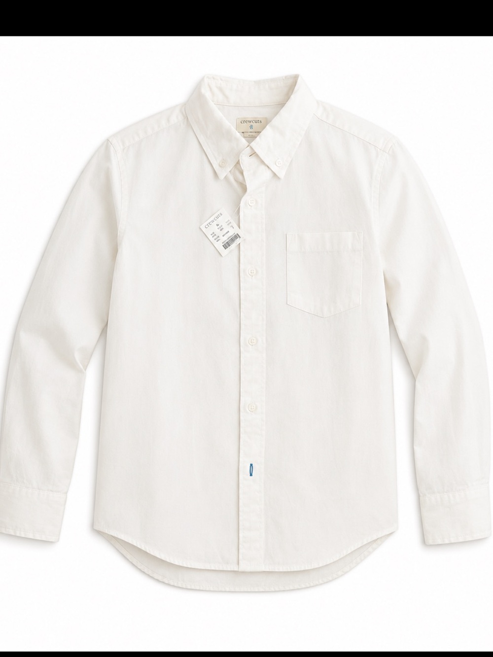 NWT!  JCrew Crewcuts boys 100% cotton button down, size 8